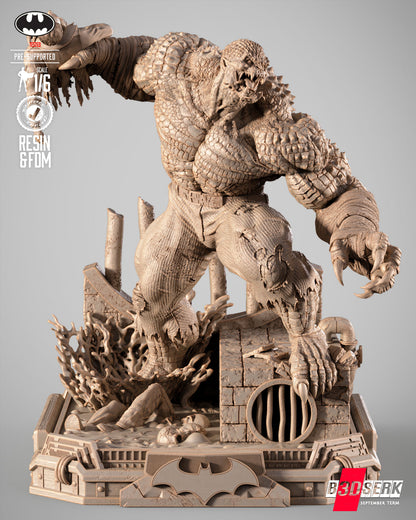 Killer Croc Statue 3D-Printed Kit