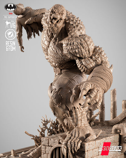 Killer Croc Statue 3D-Printed Kit