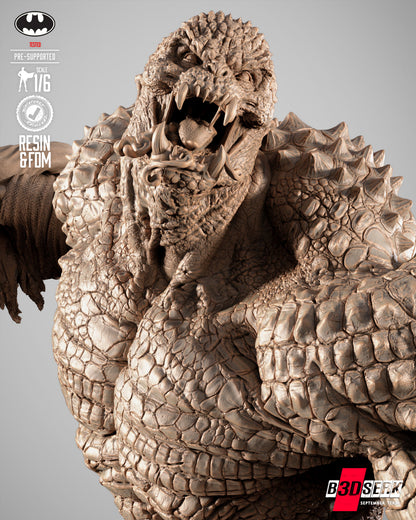 Killer Croc Statue 3D-Printed Kit