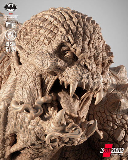 Killer Croc Statue 3D-Printed Kit