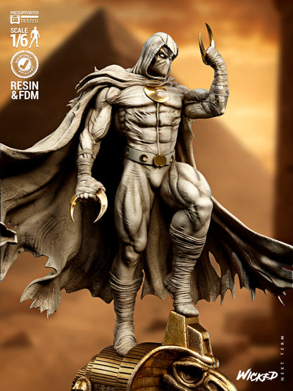 Moon Knight Statue 3D-Printed Kit