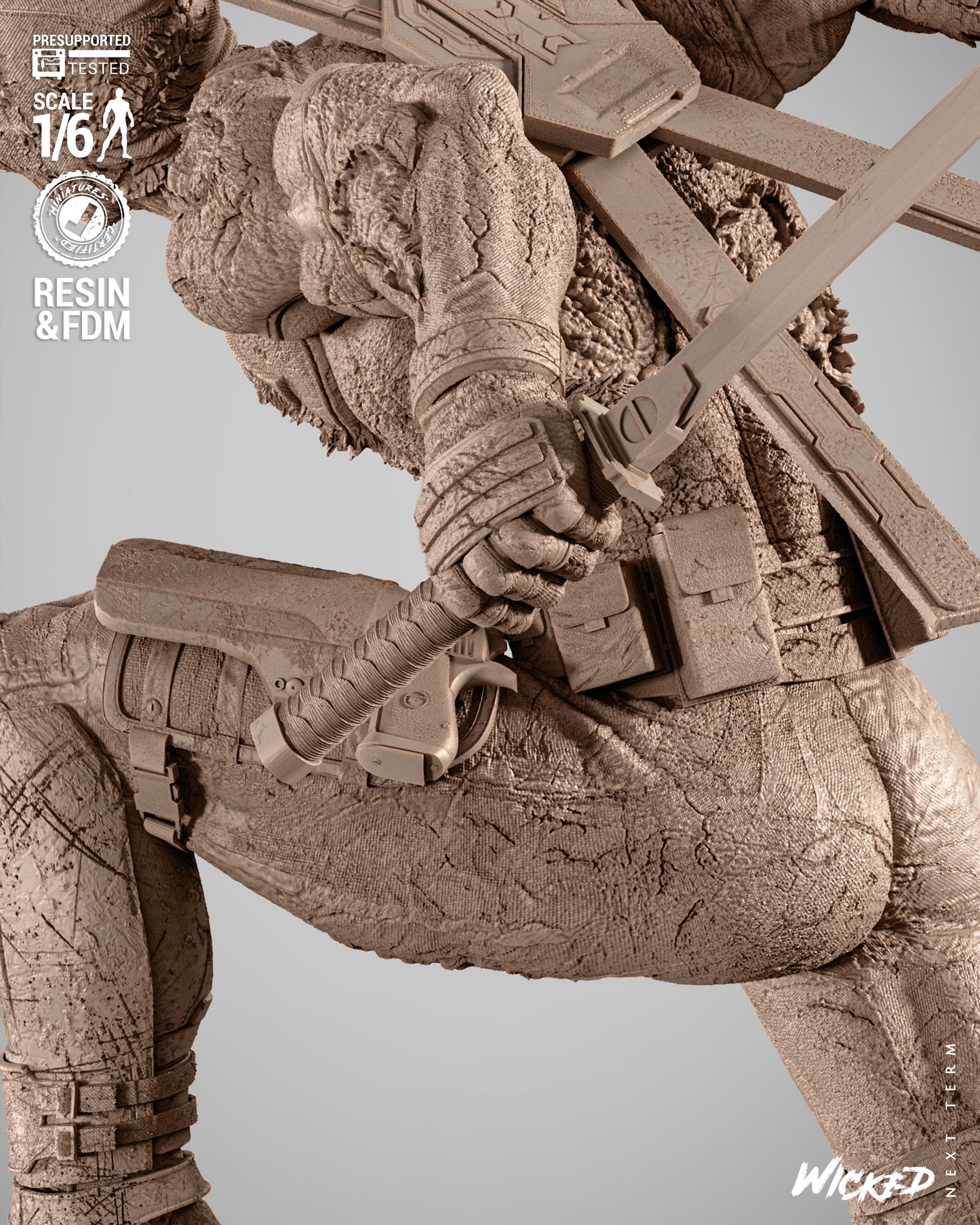 Deadpool Zombie Statue