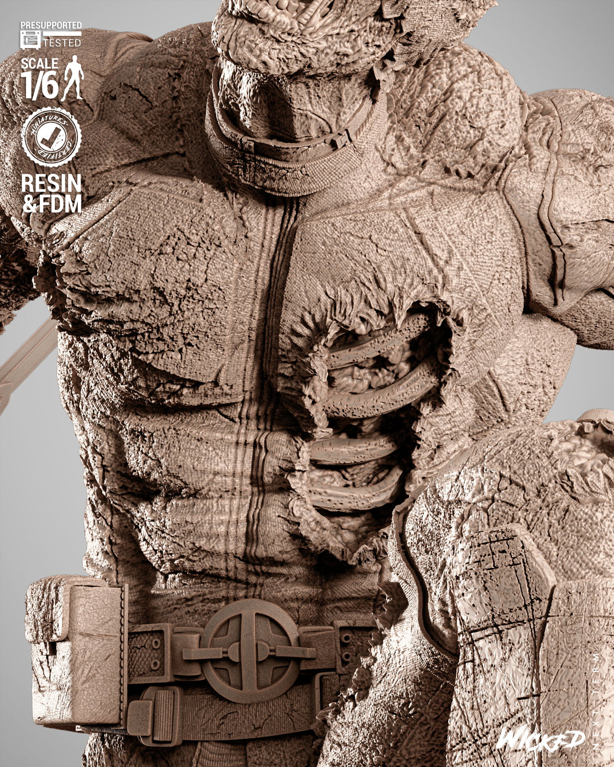 Deadpool Zombie Statue