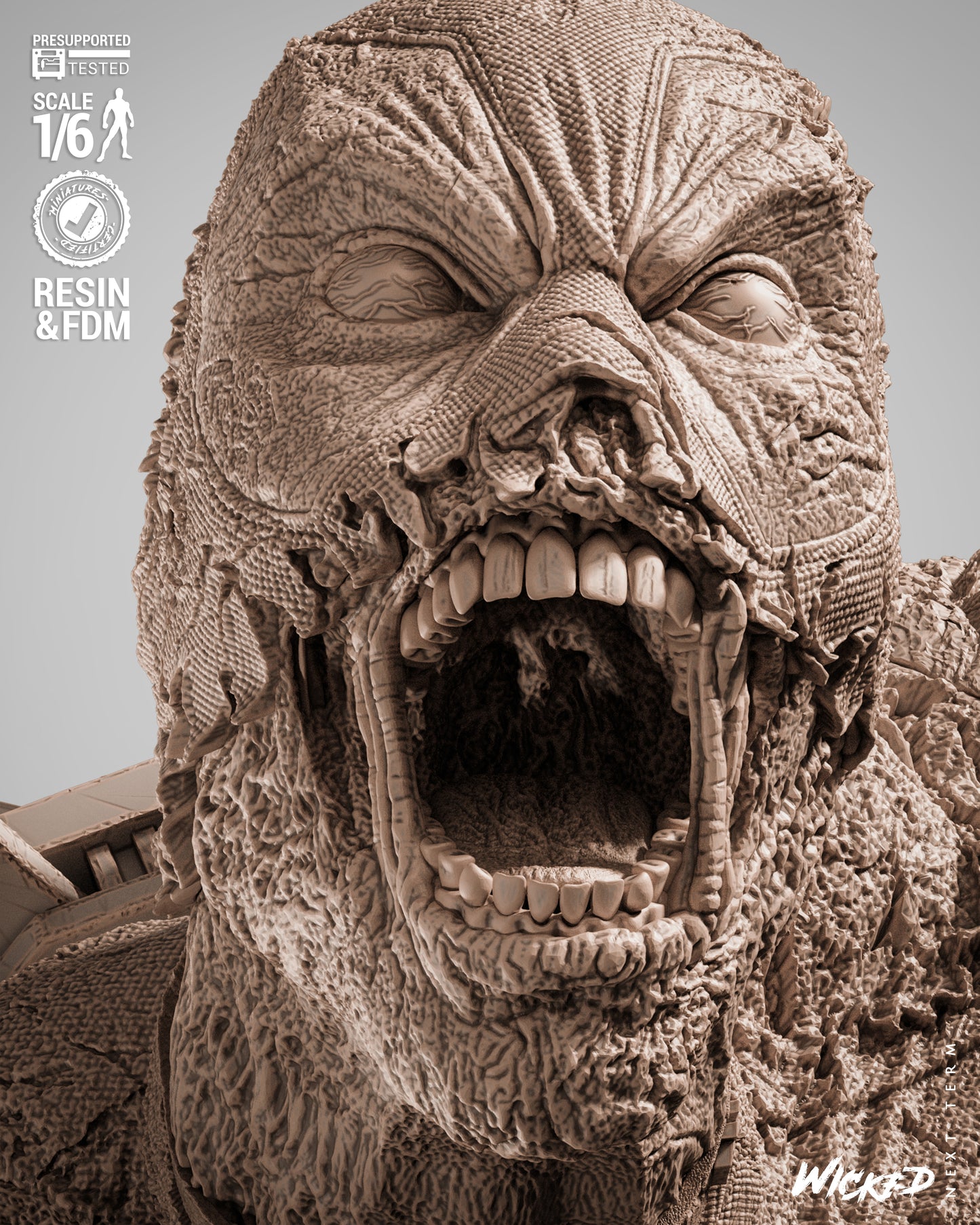 Deadpool Zombie Statue