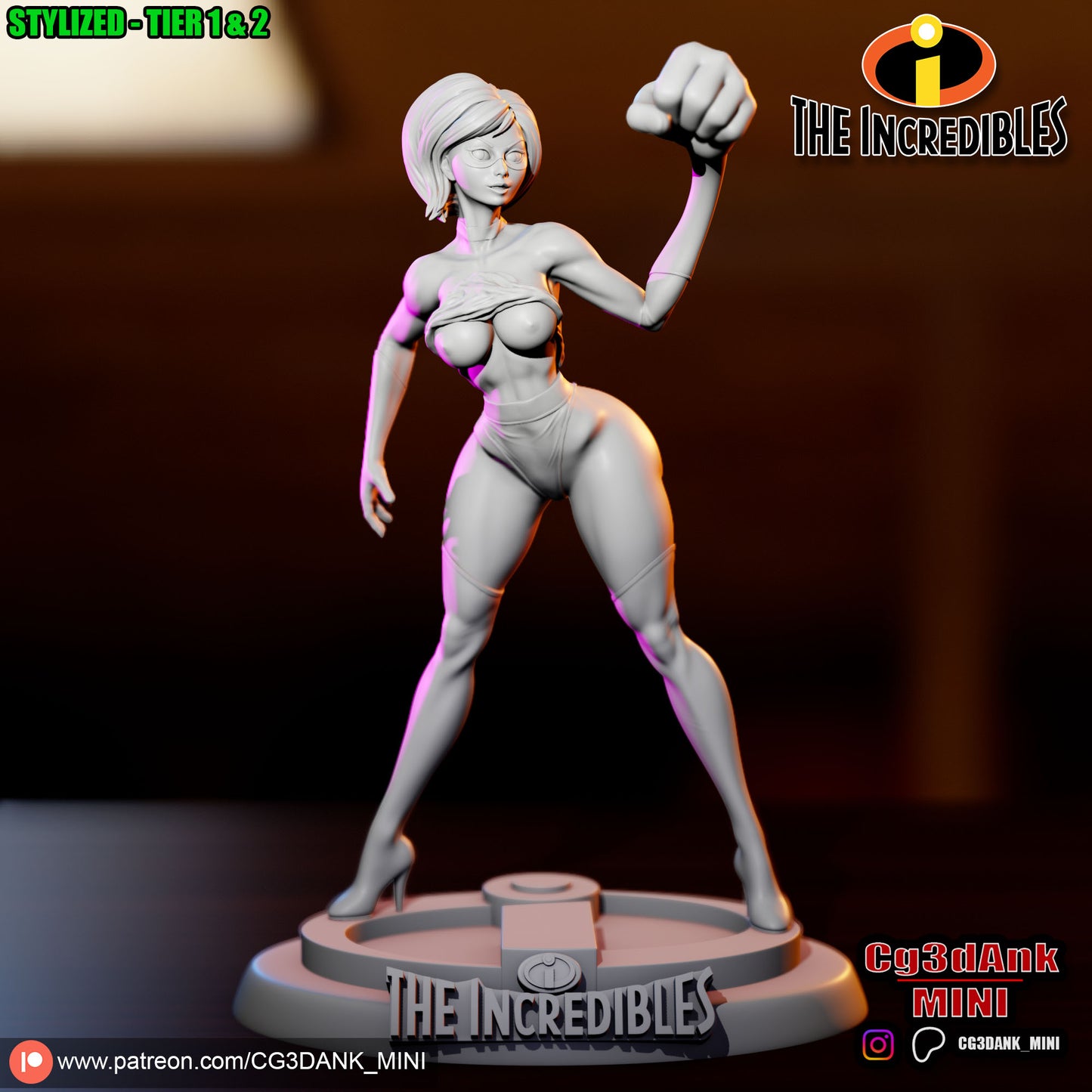 Elastigirl Statue