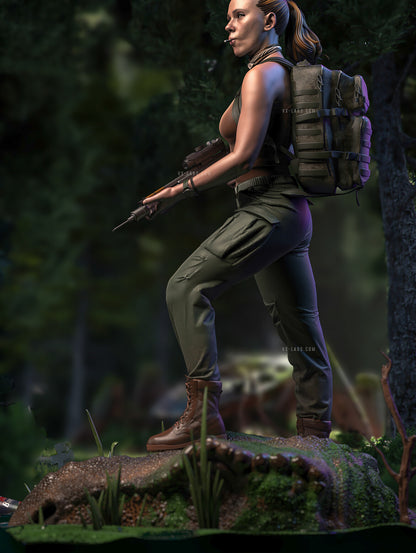 Zora Bennett Jurassic World Rebirth Statue