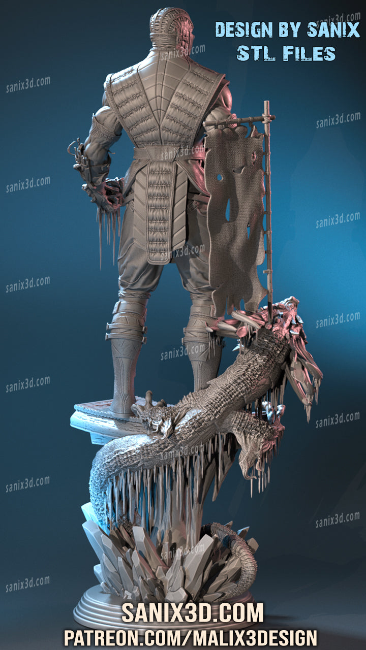 Sub Zero Statue