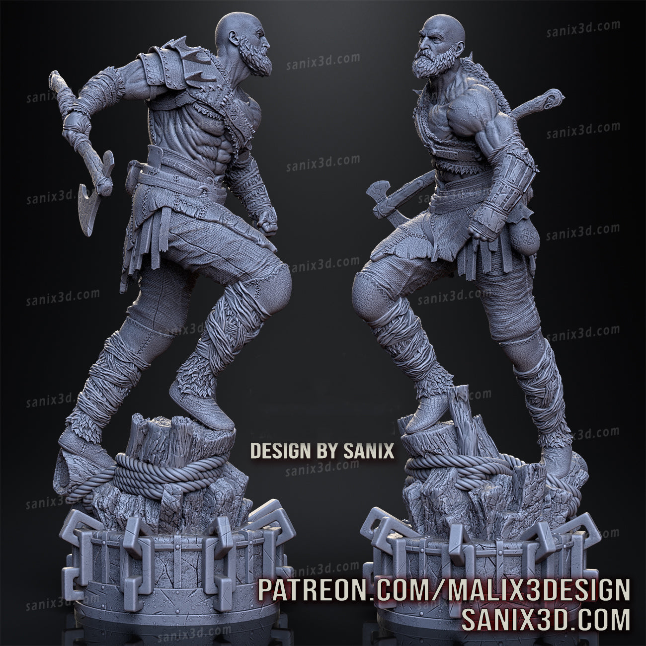 Kratos Statue