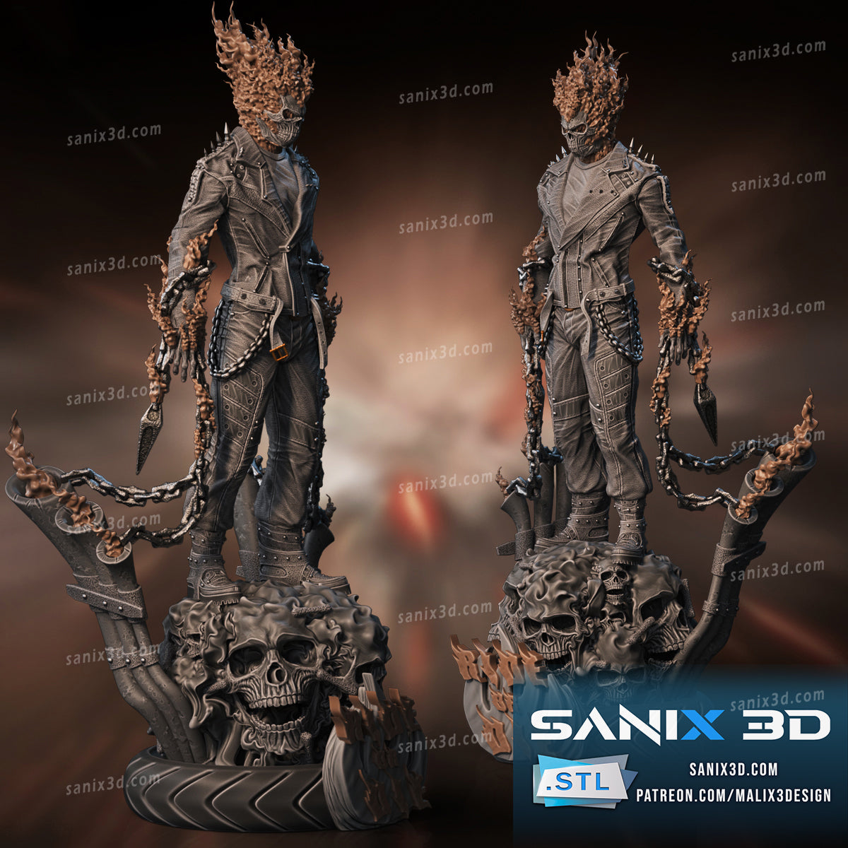 Ghost Rider Statue
