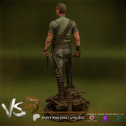 Billy Bones Statue 3D-Printed Kit