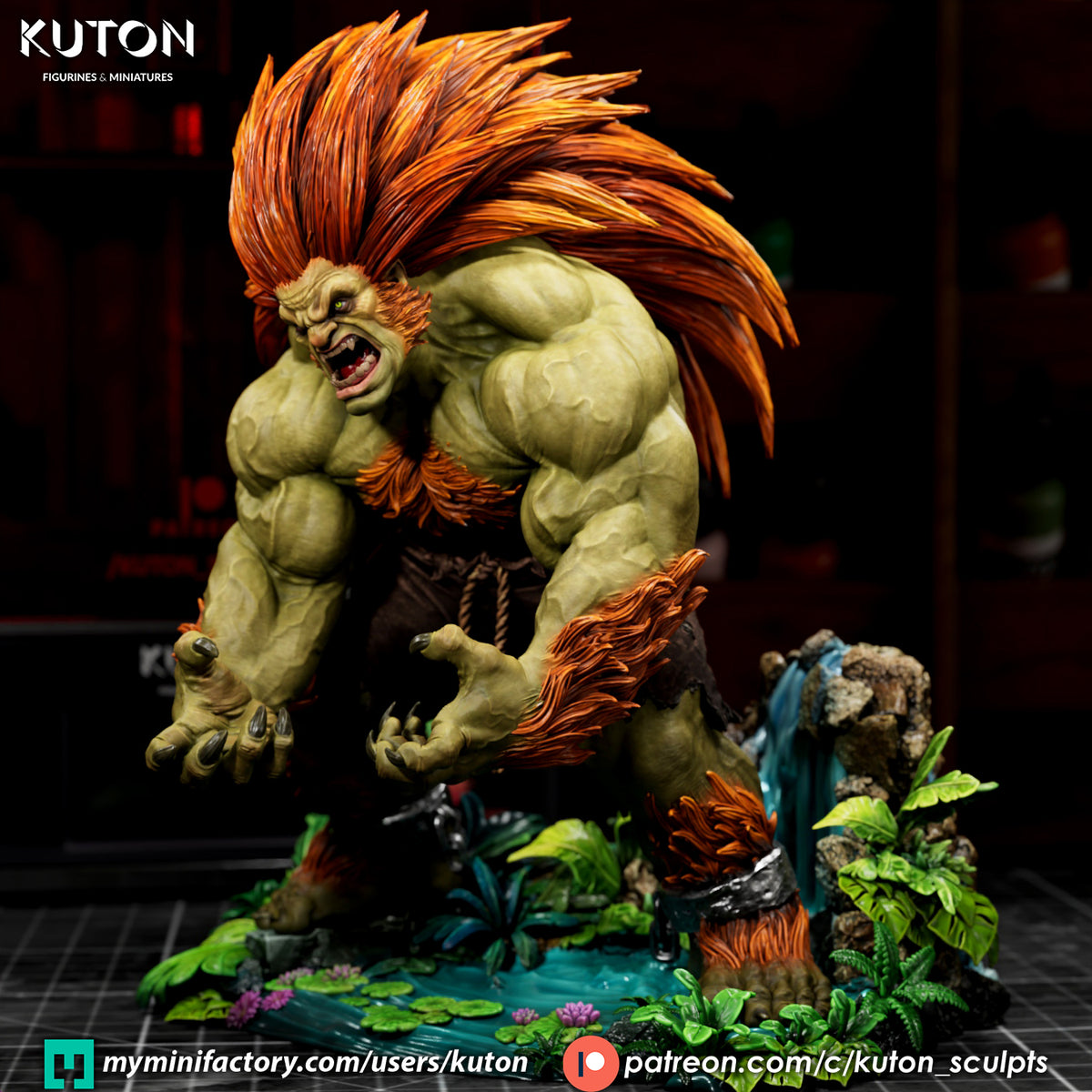 Blanka Statue 3D-Printed Kit