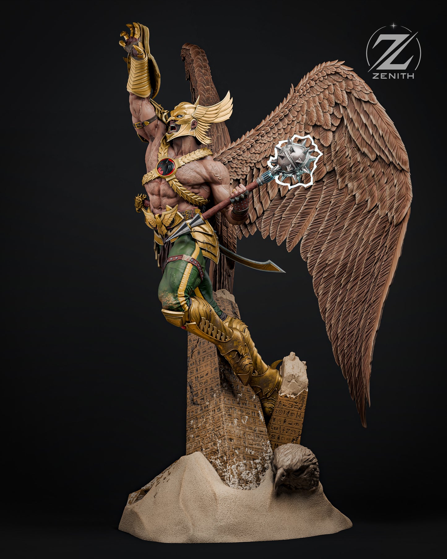 Hawkman Statue 3D-Printed Kit