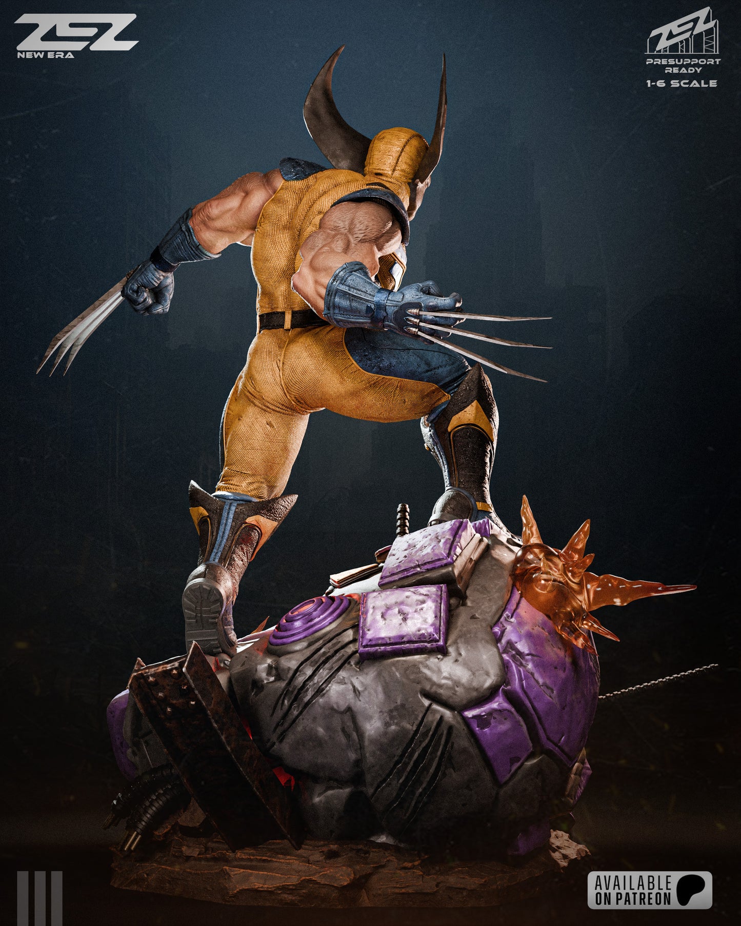 Wolverine Statue