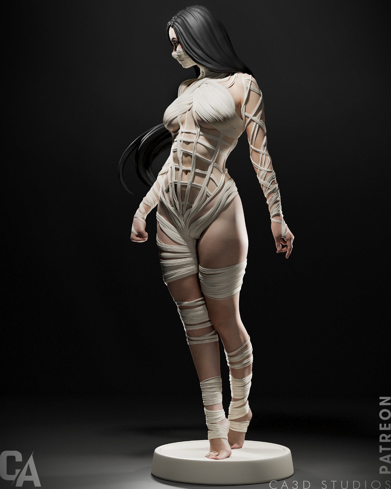 Silk Statue