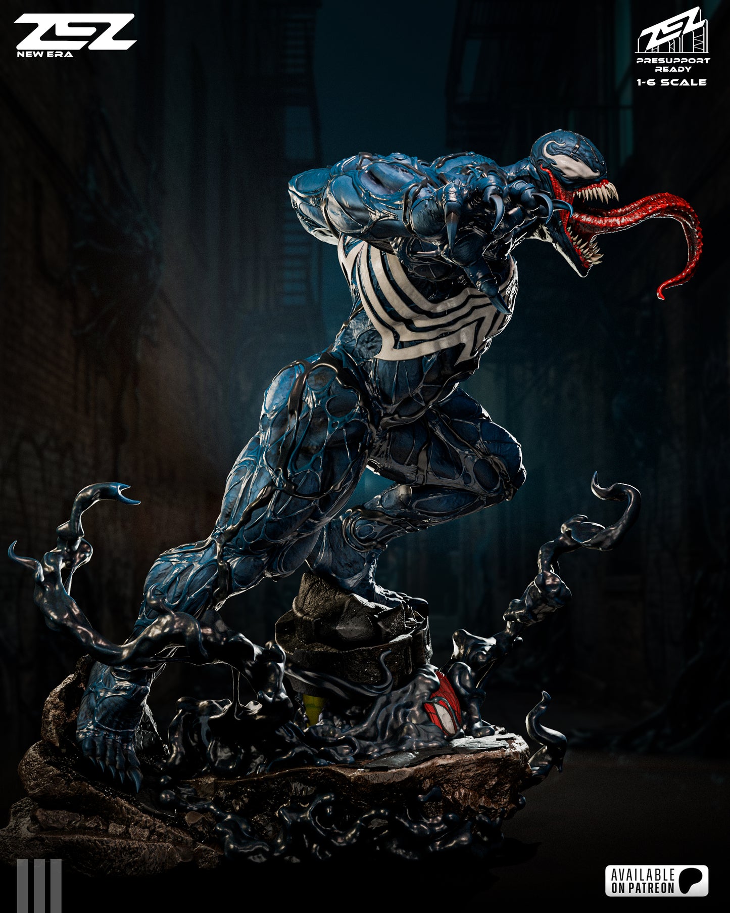 Venom Statue 3D-Printed Kit
