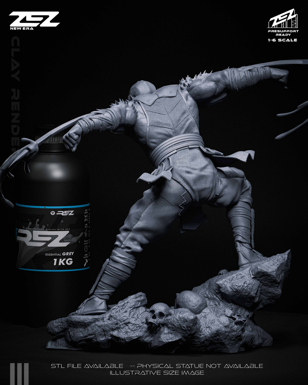 Baraka Statue 3D-Printed Kit