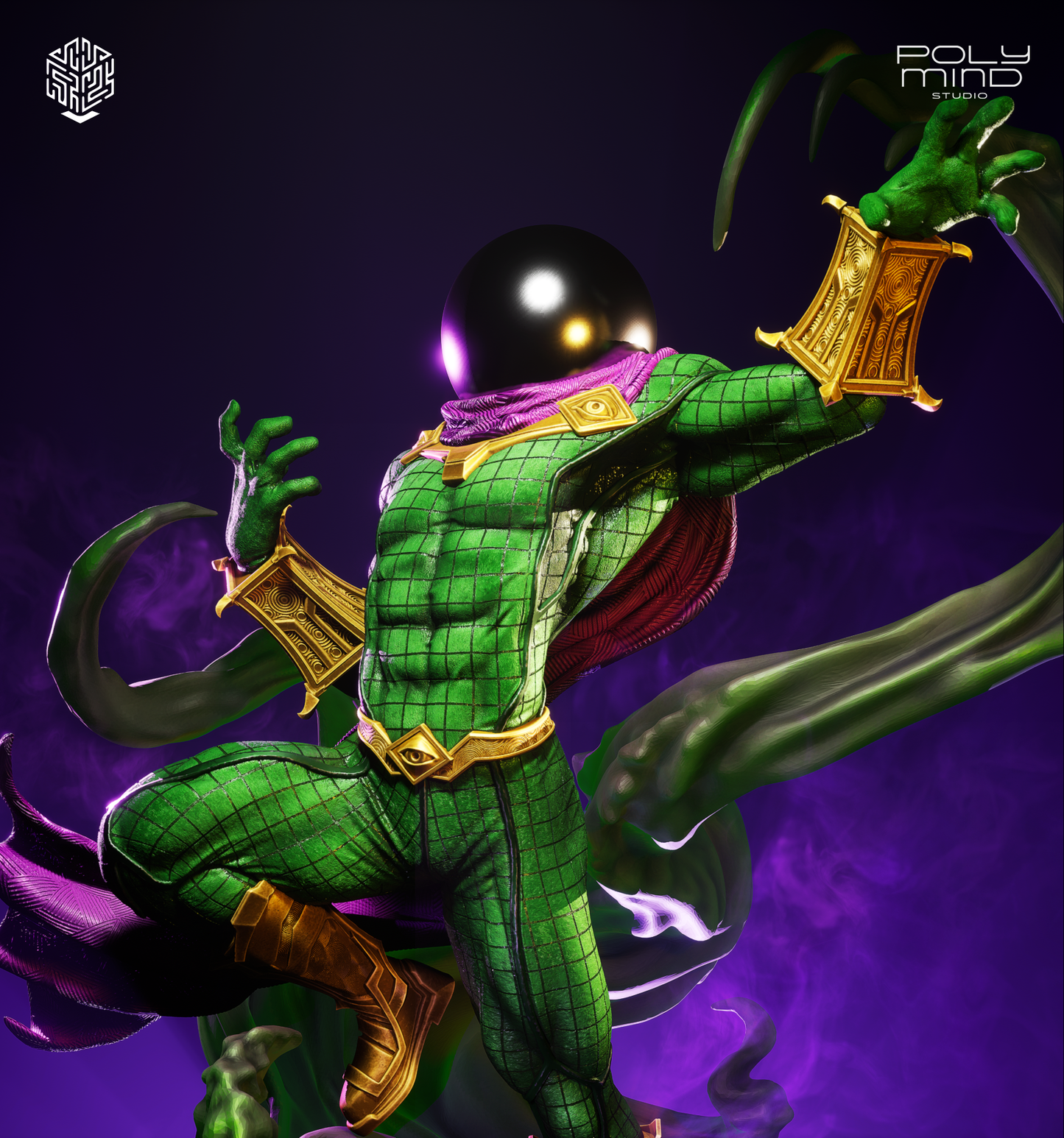 Mysterio Statue 3D-Printed Kit