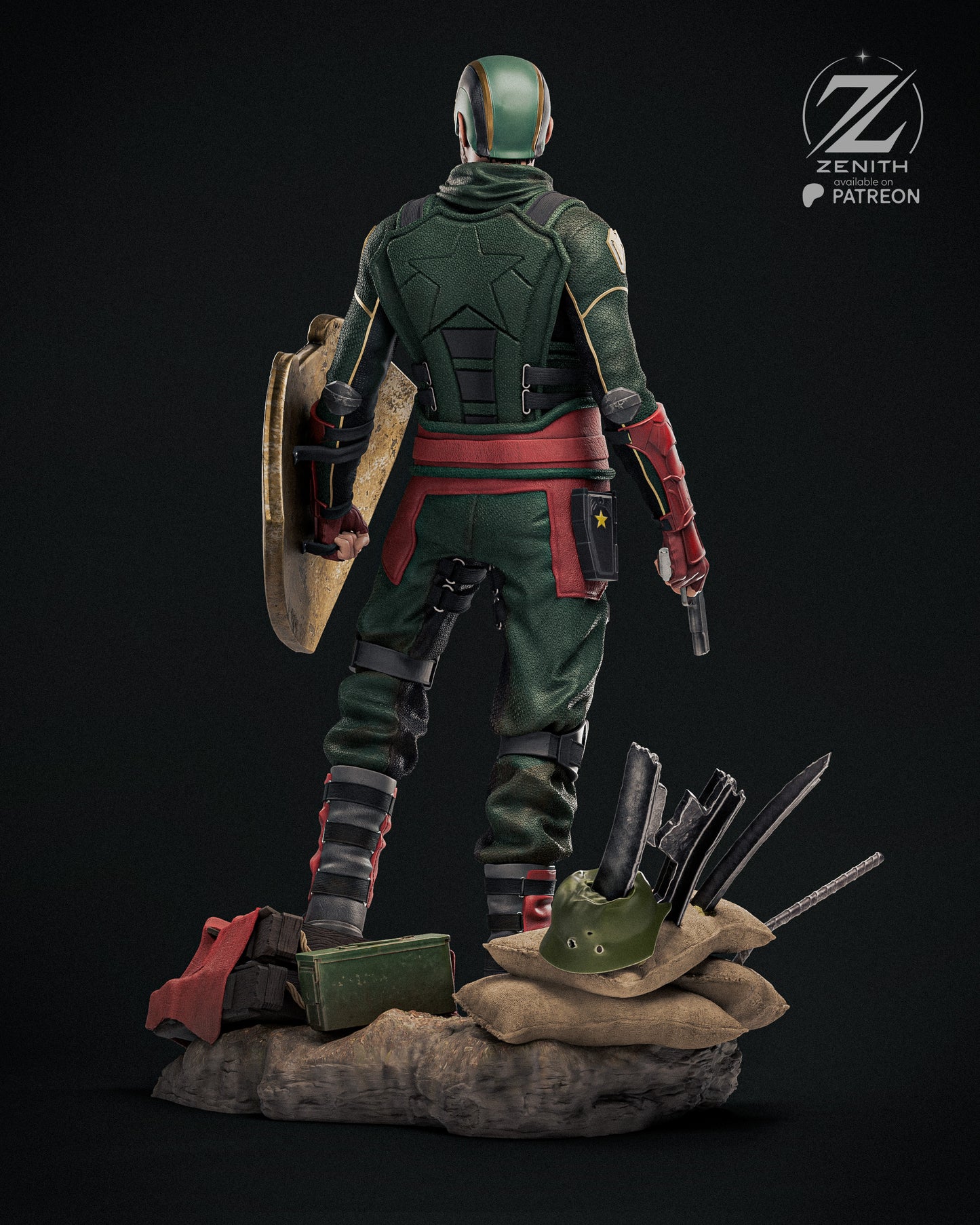 Soldier Boy Statue 3D-Printed Kit