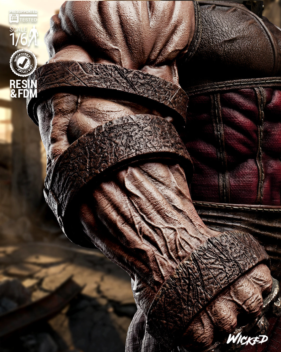 Juggernaut Statue 3D-Printed Kit