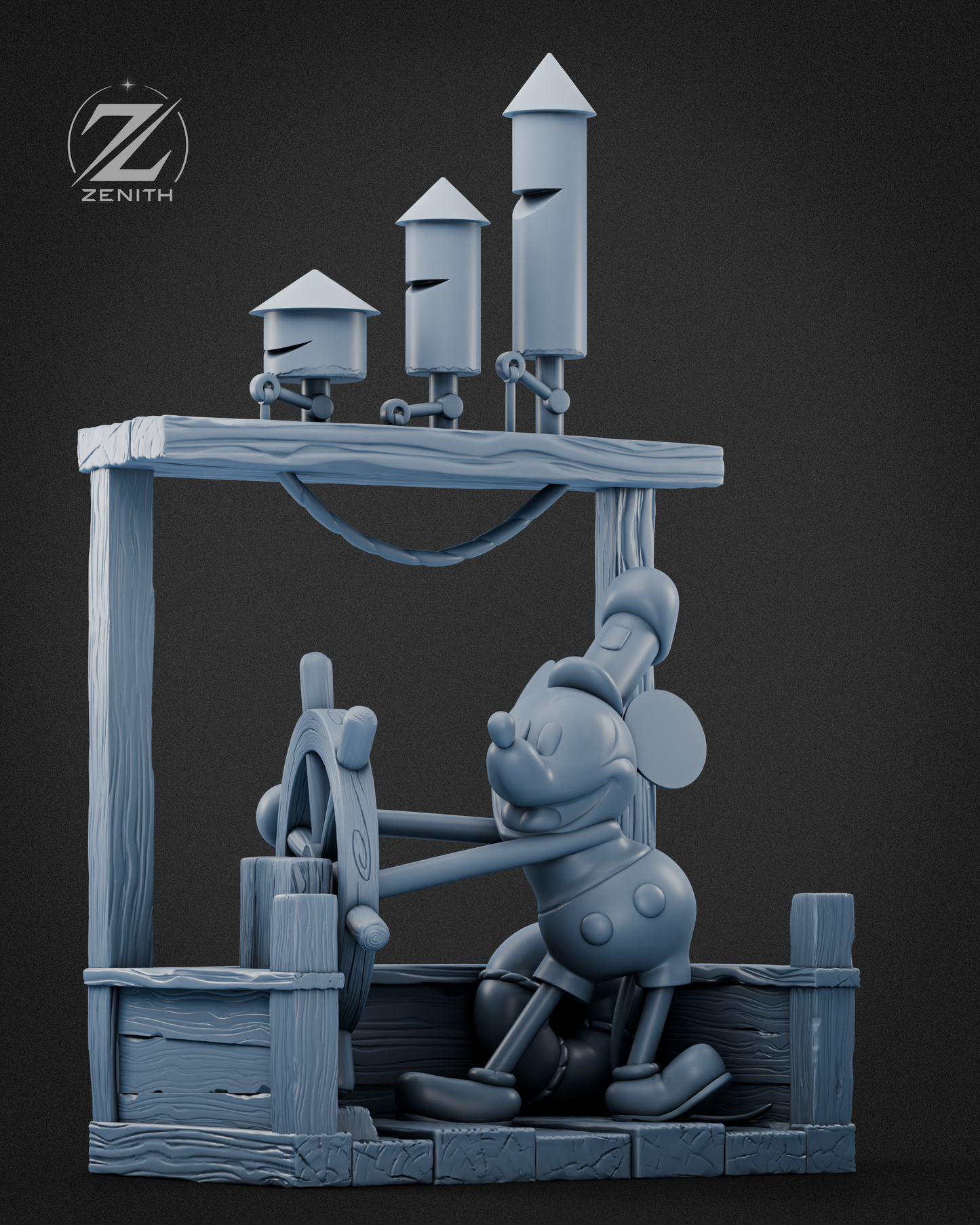 Mickey Statue 3D-Printed Kit