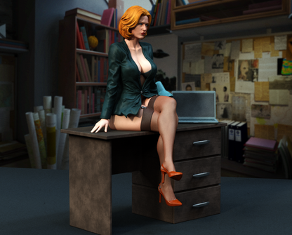 Scully Statue 3D-Printed Kit