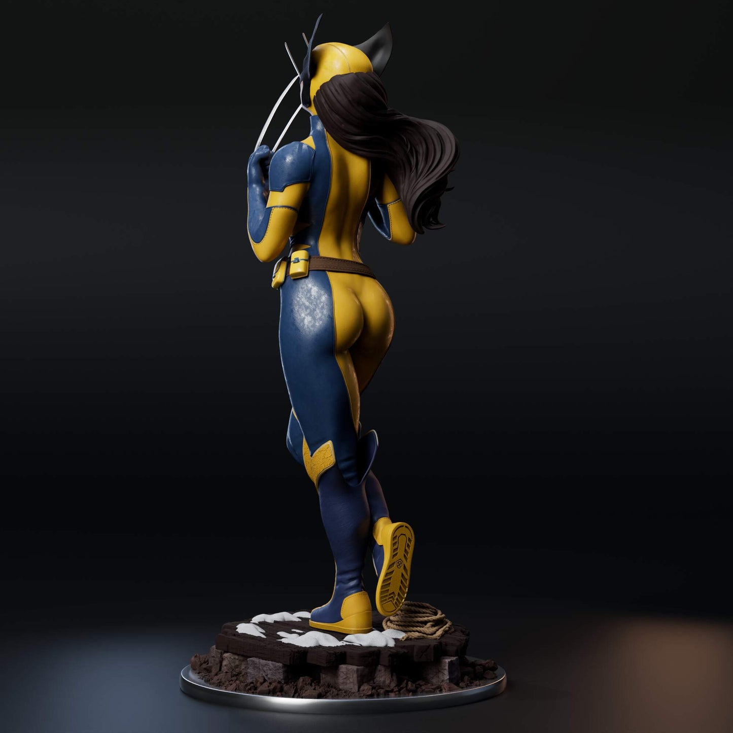Laura Kinney Wolverine Statue 3D-Printed Kit