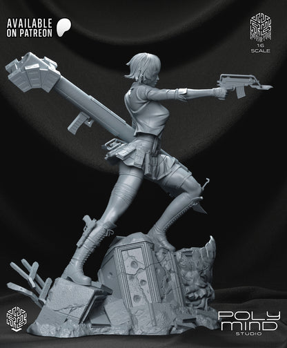 Lady (DMC3) Statue 3D-Printed Kit