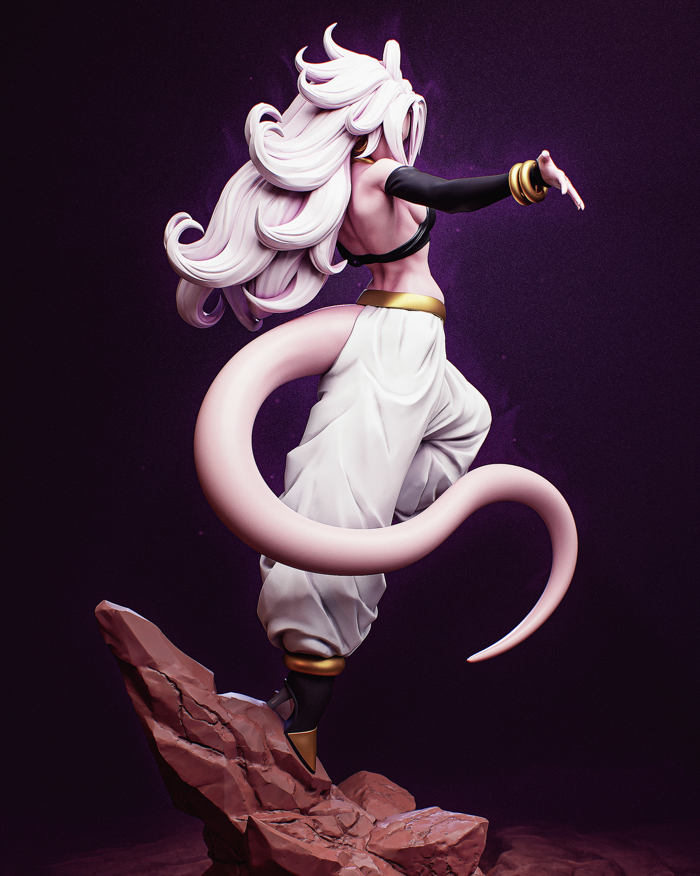 Android 21 Statue 3D-Printed Kit