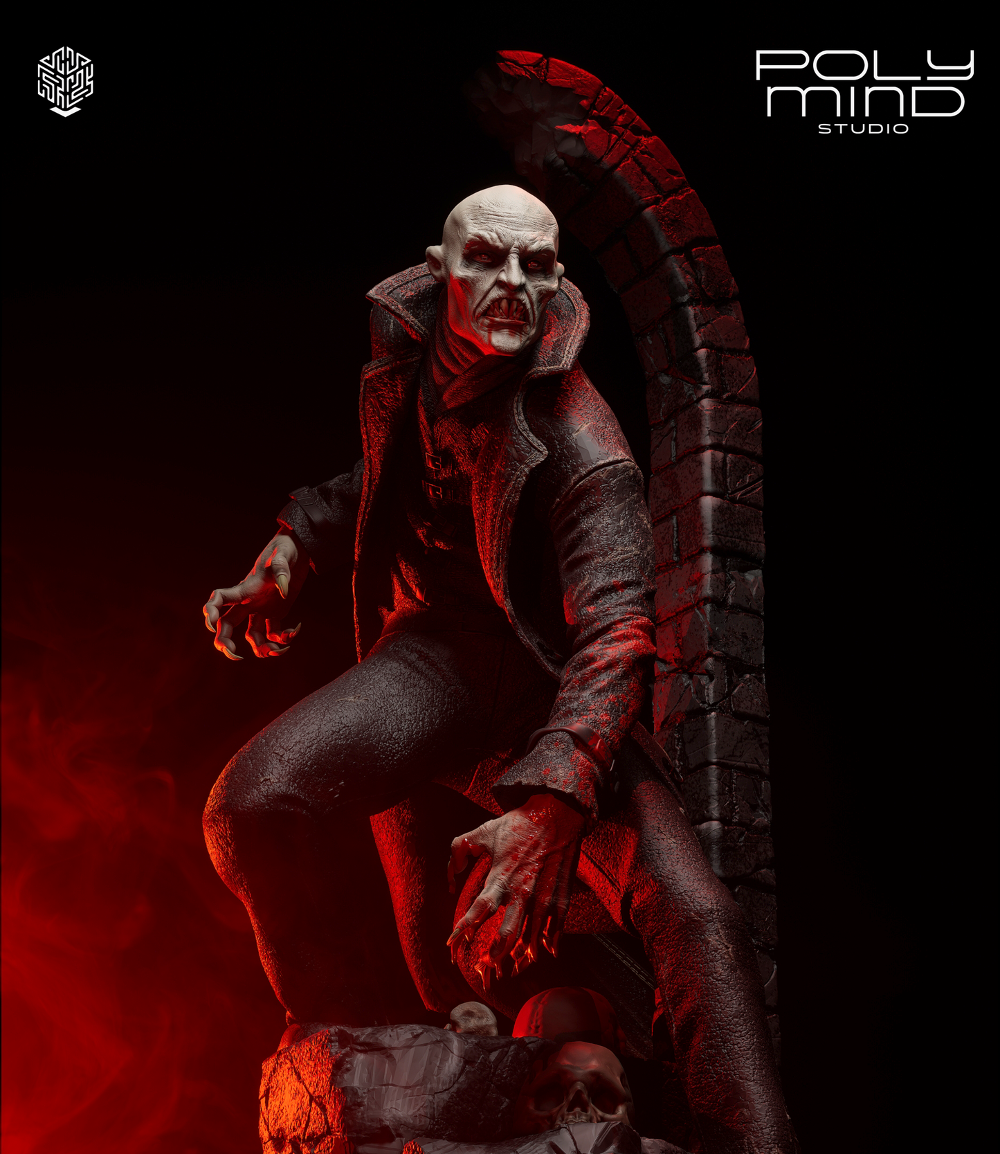 Nosferatu Statue 3D-Printed Kit