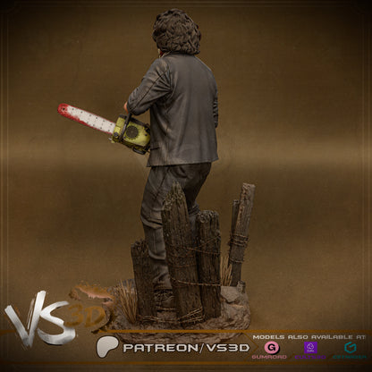 Leatherface Statue 3D-Printed Kit