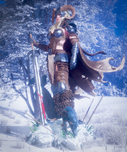 Warrior Of The North Statue 3D-Printed Kit