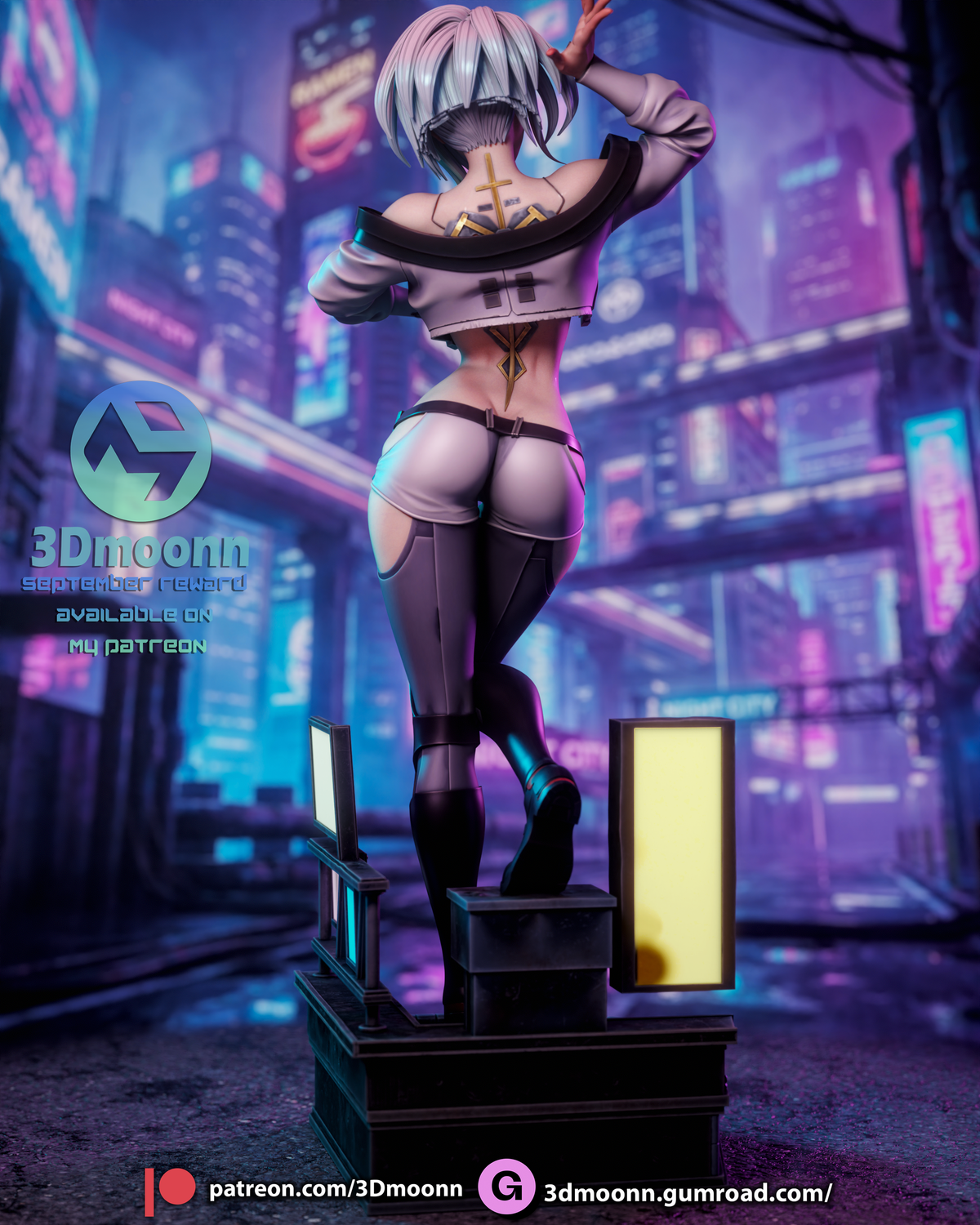 Lucy - Cyberpunk Edgerunners 3D-Printed Kit