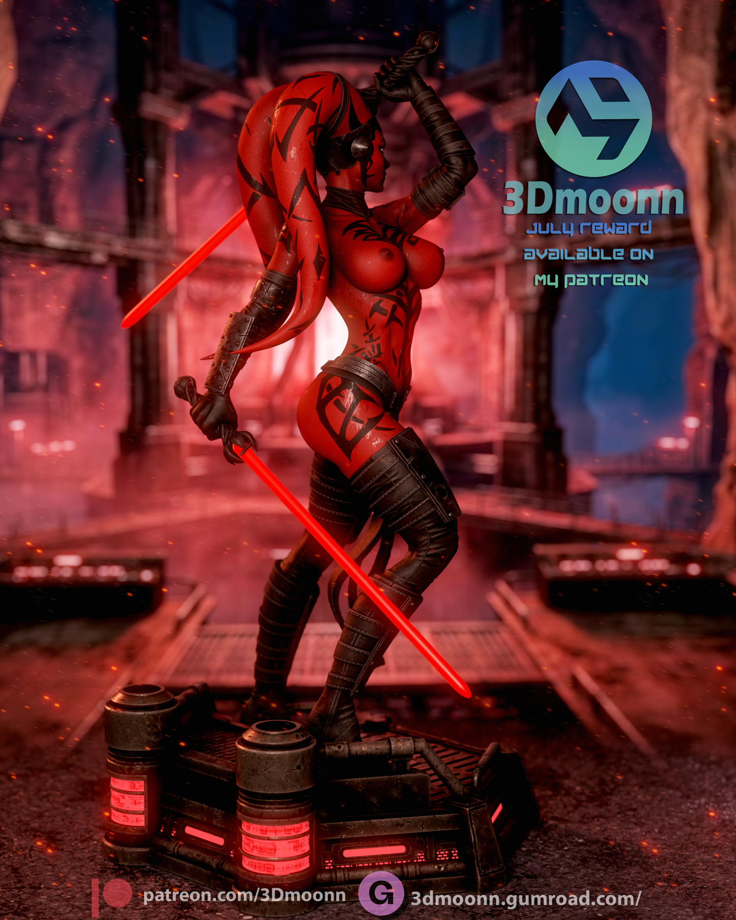 Darth Talon 3D-Printed Kit