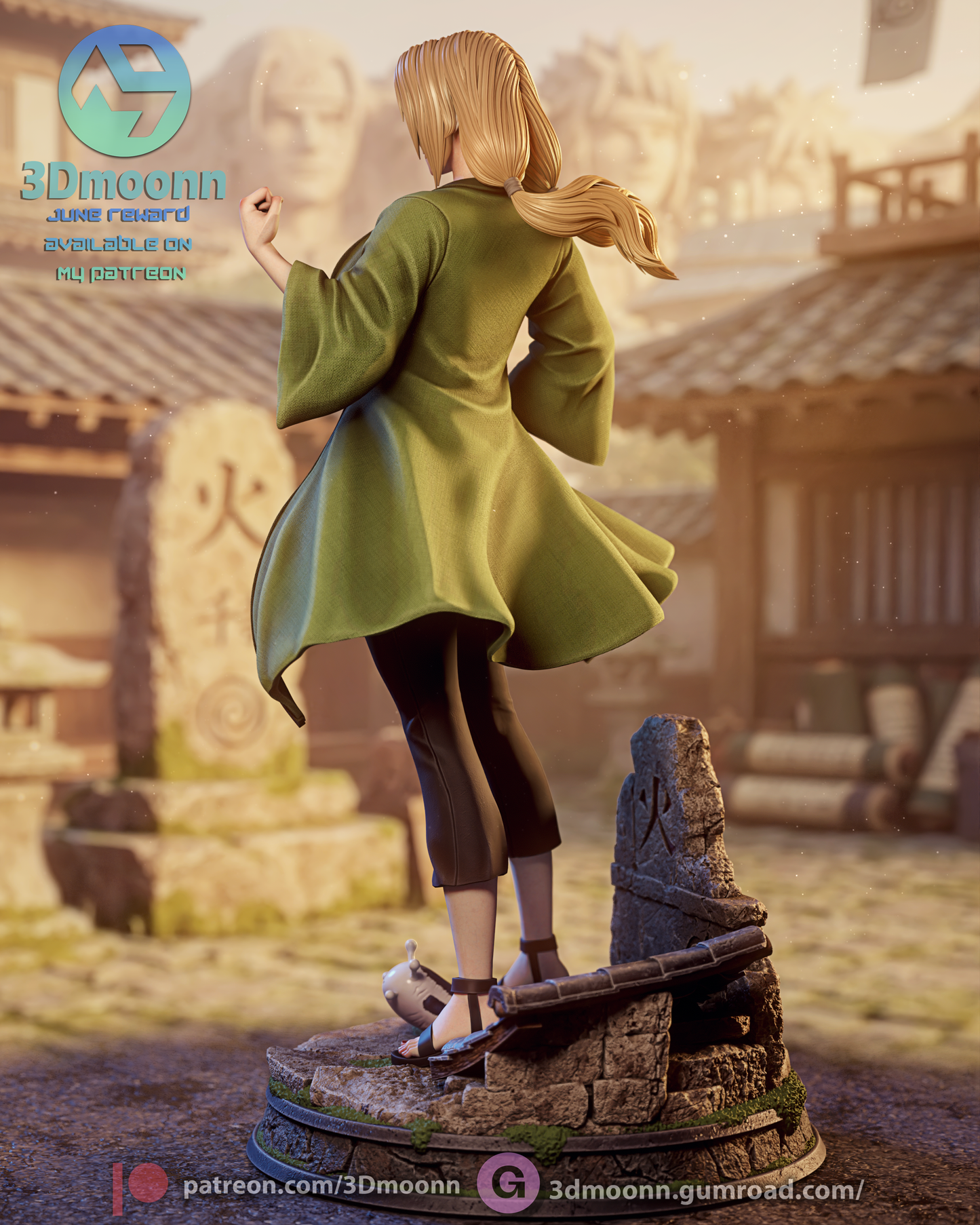 Tsunade Senju 3D-Printed Kit