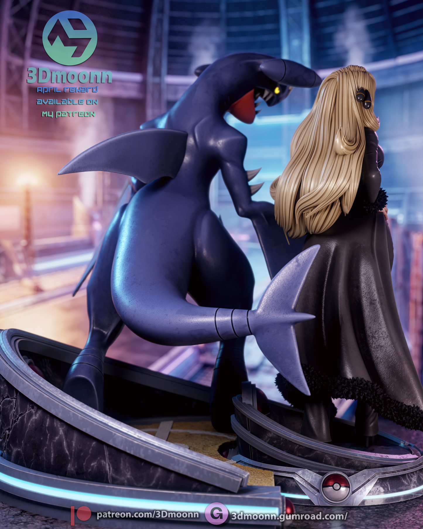 Cynthia Statue 3D-Printed Kit