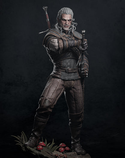 Geralt Statue 3D-Printed Kit