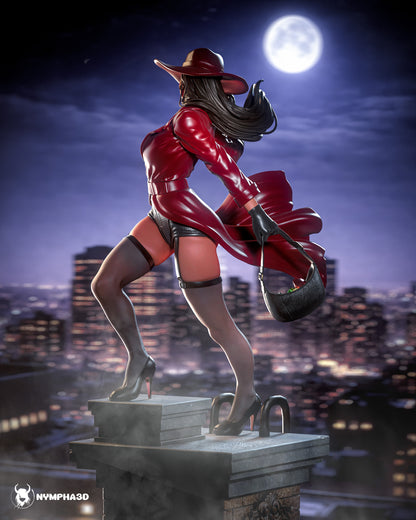 Carmen Sandiego Statue 3D-Printed Kit