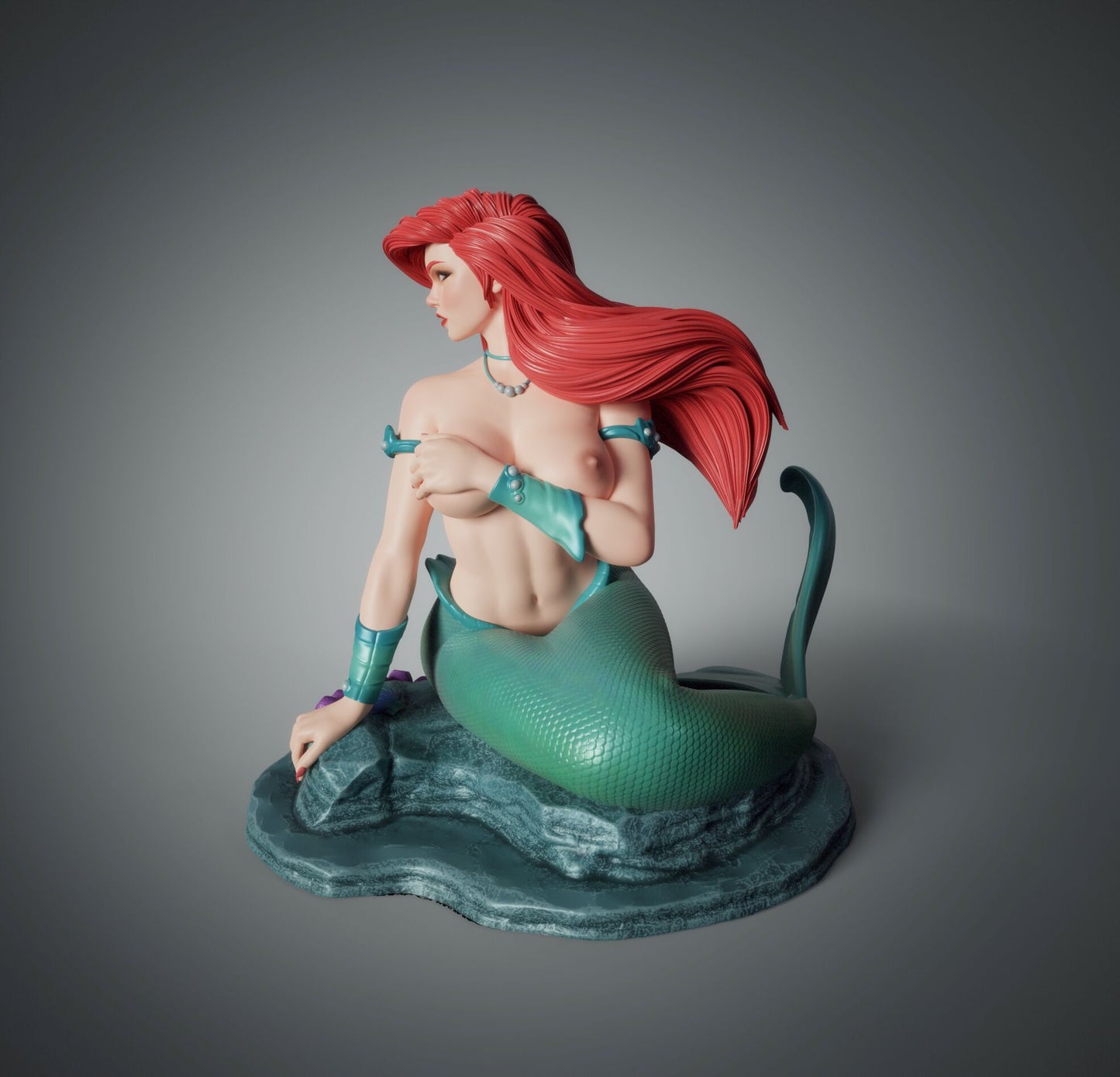 Mermaid Ariel Statue
