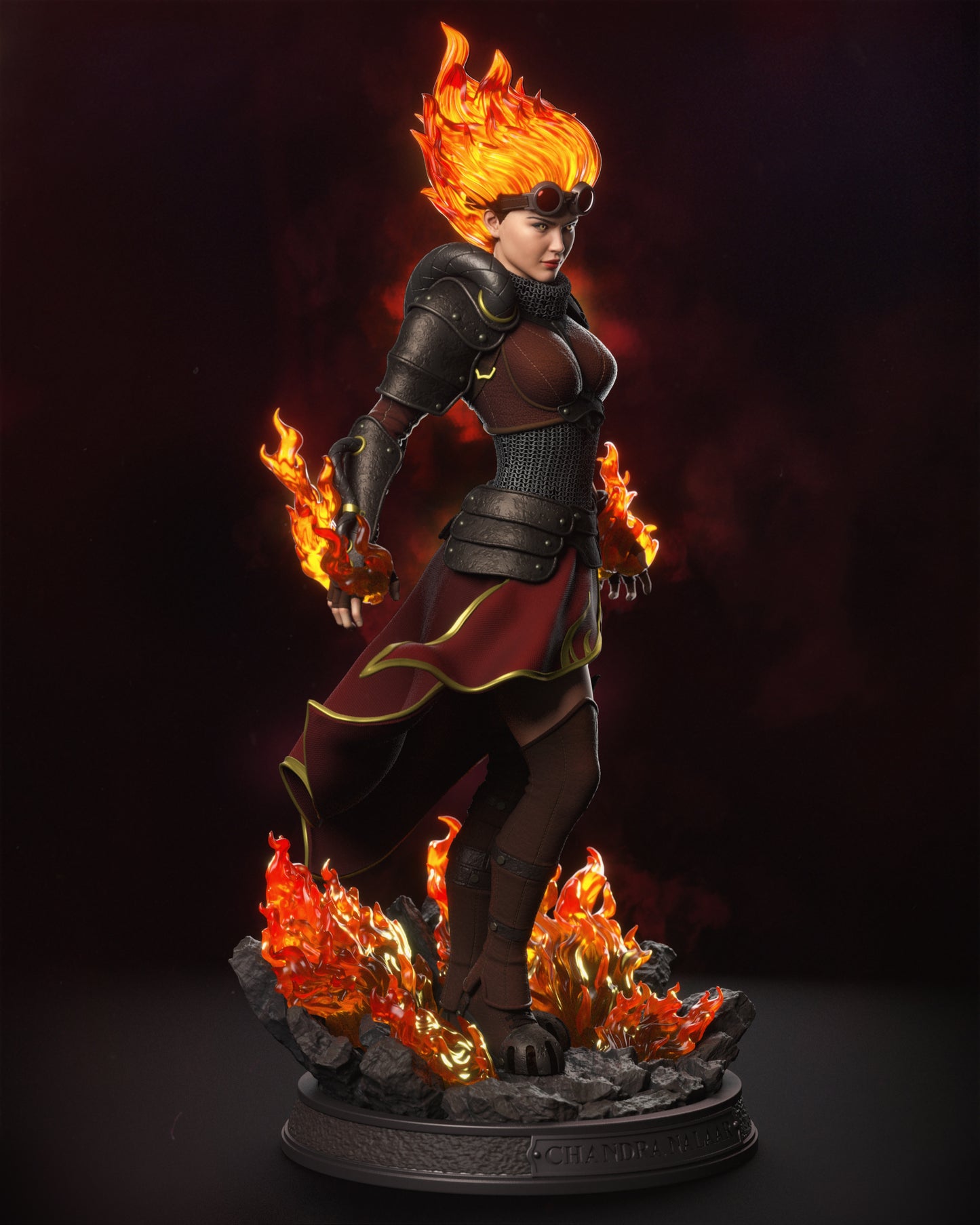 Chandra Statue 3D-Printed Kit