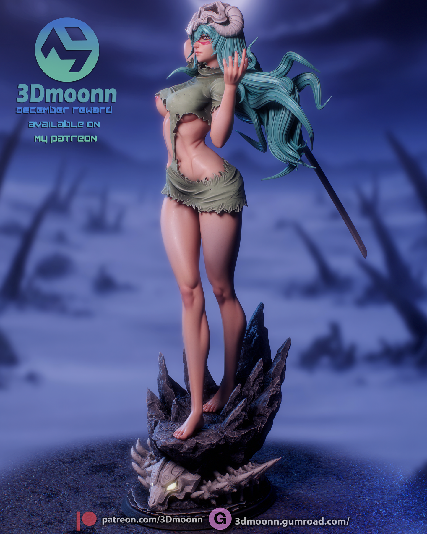 Nelliel Tu Statue