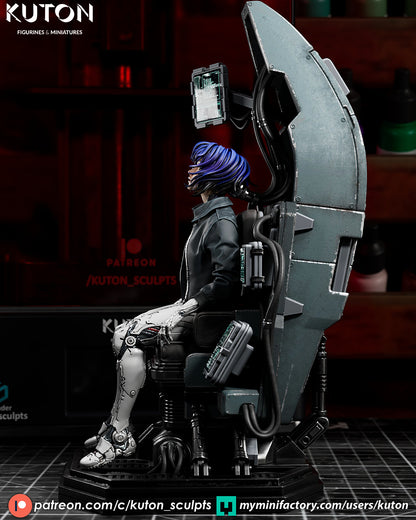 Ghost In The Shell Statue 3D-Printed Kit