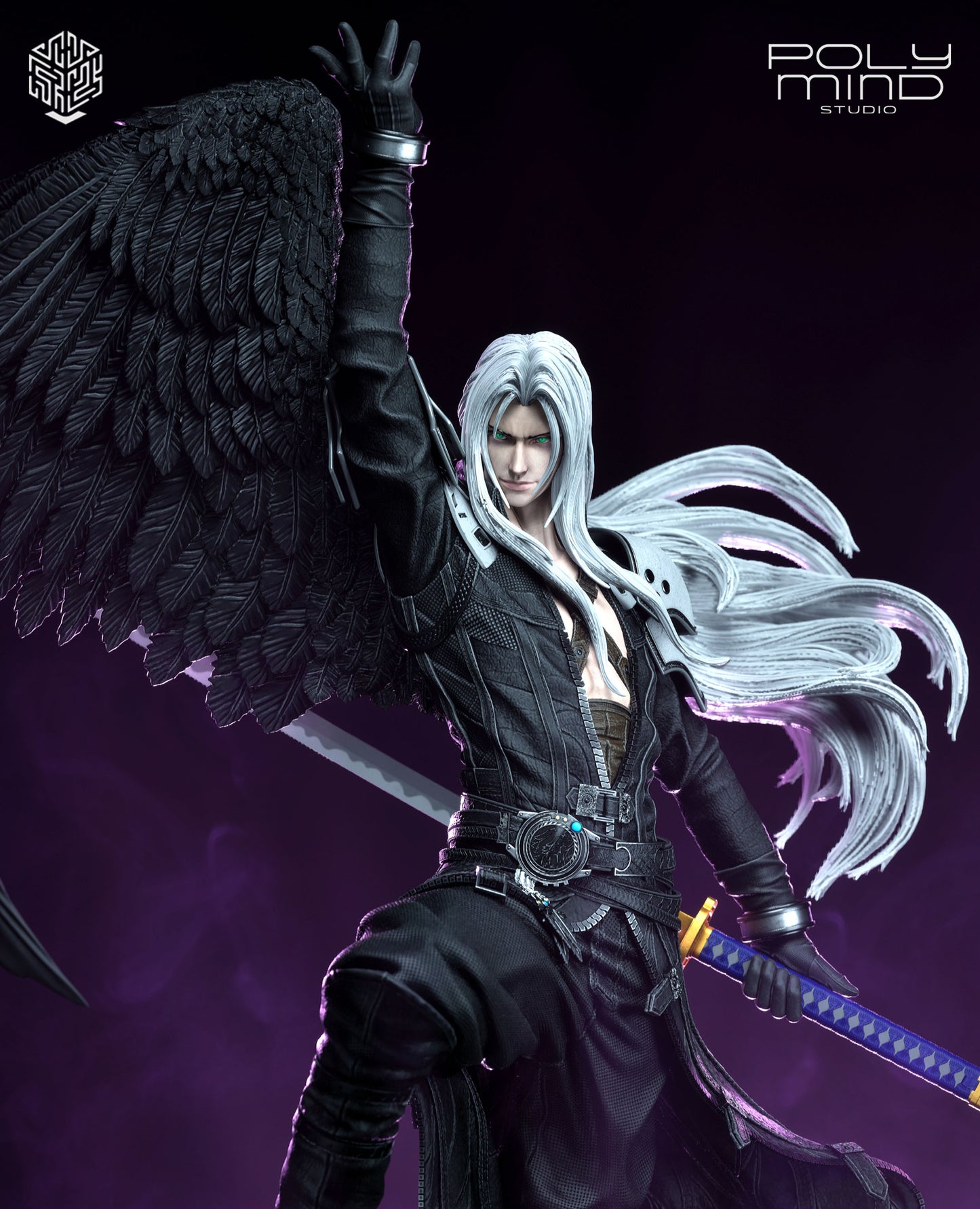 Sephiroth Statue 3D-Printed Kit
