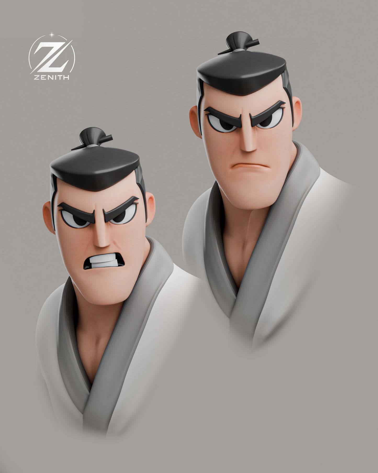 Samurai Jack Statue 3D-Printed Kit