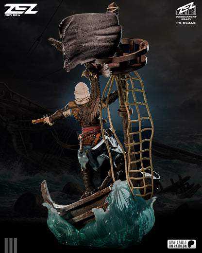 Edward Kenway Statue 3D-Printed Kit