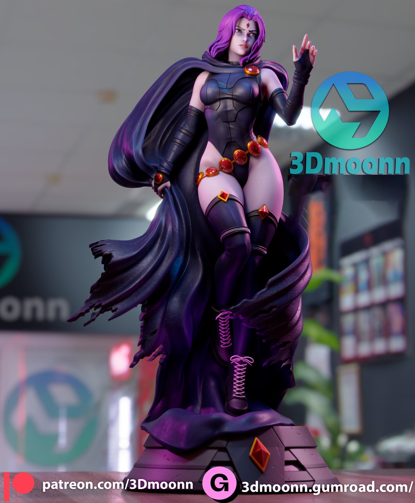 Raven Statue