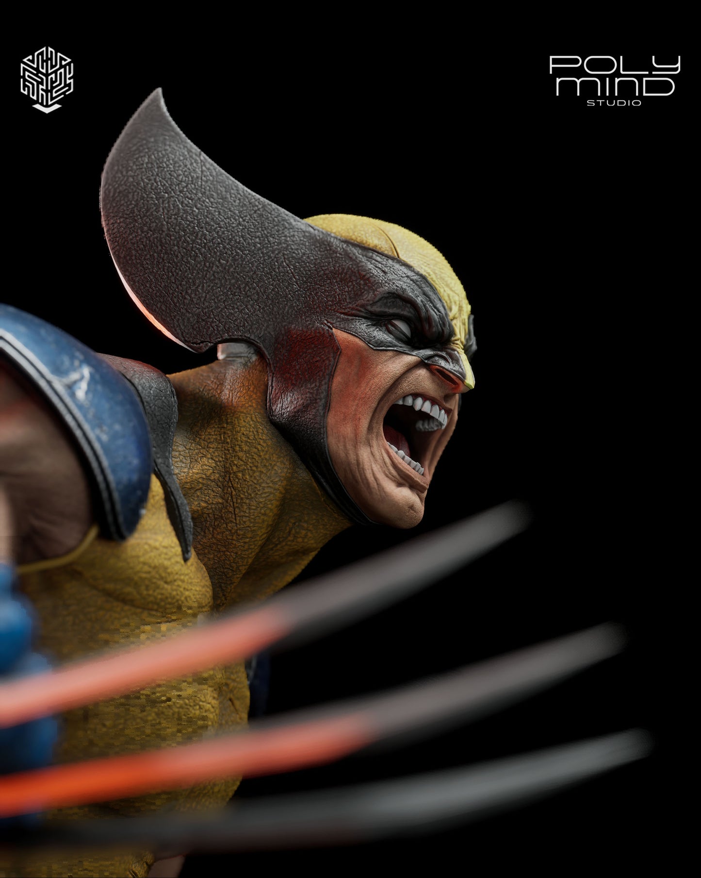 Wolverine Statue 3D-Printed Kit