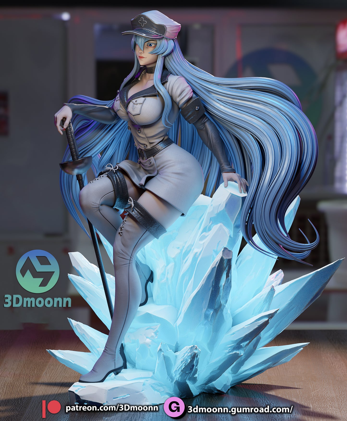 Esdeath Statue