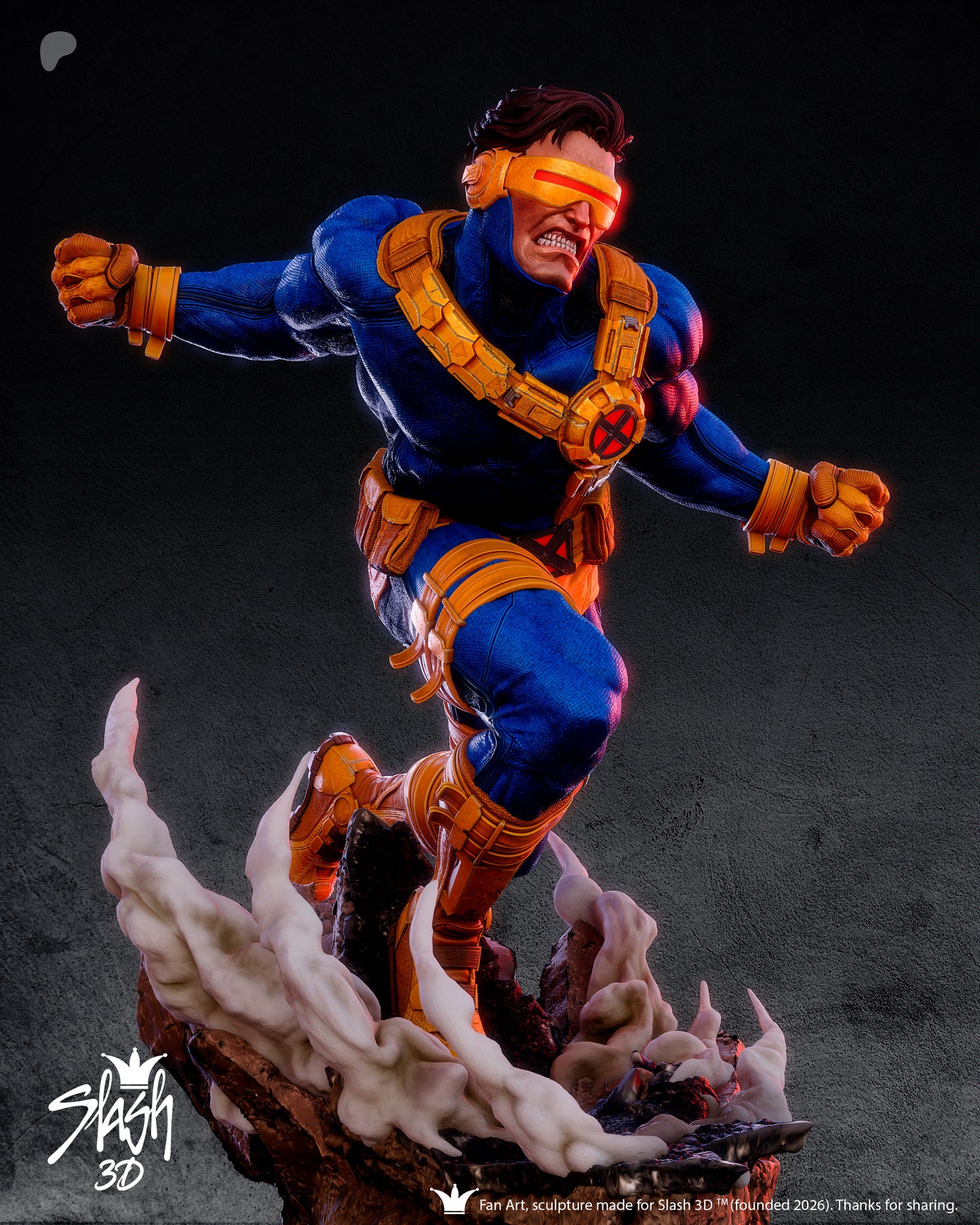 Cyclops Statue 3D-Printed Kit