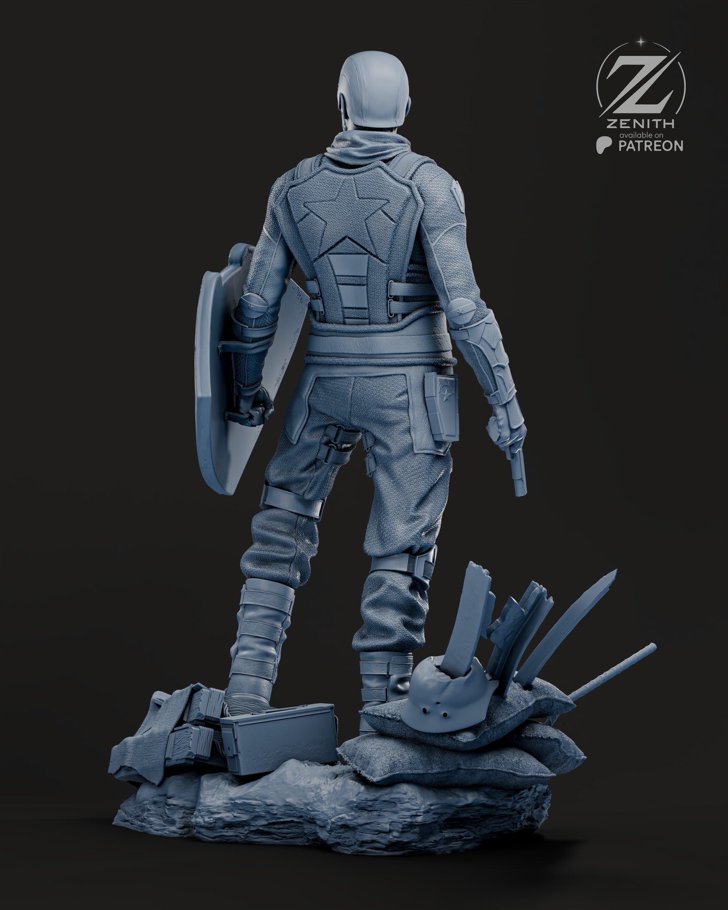 Soldier Boy Statue 3D-Printed Kit