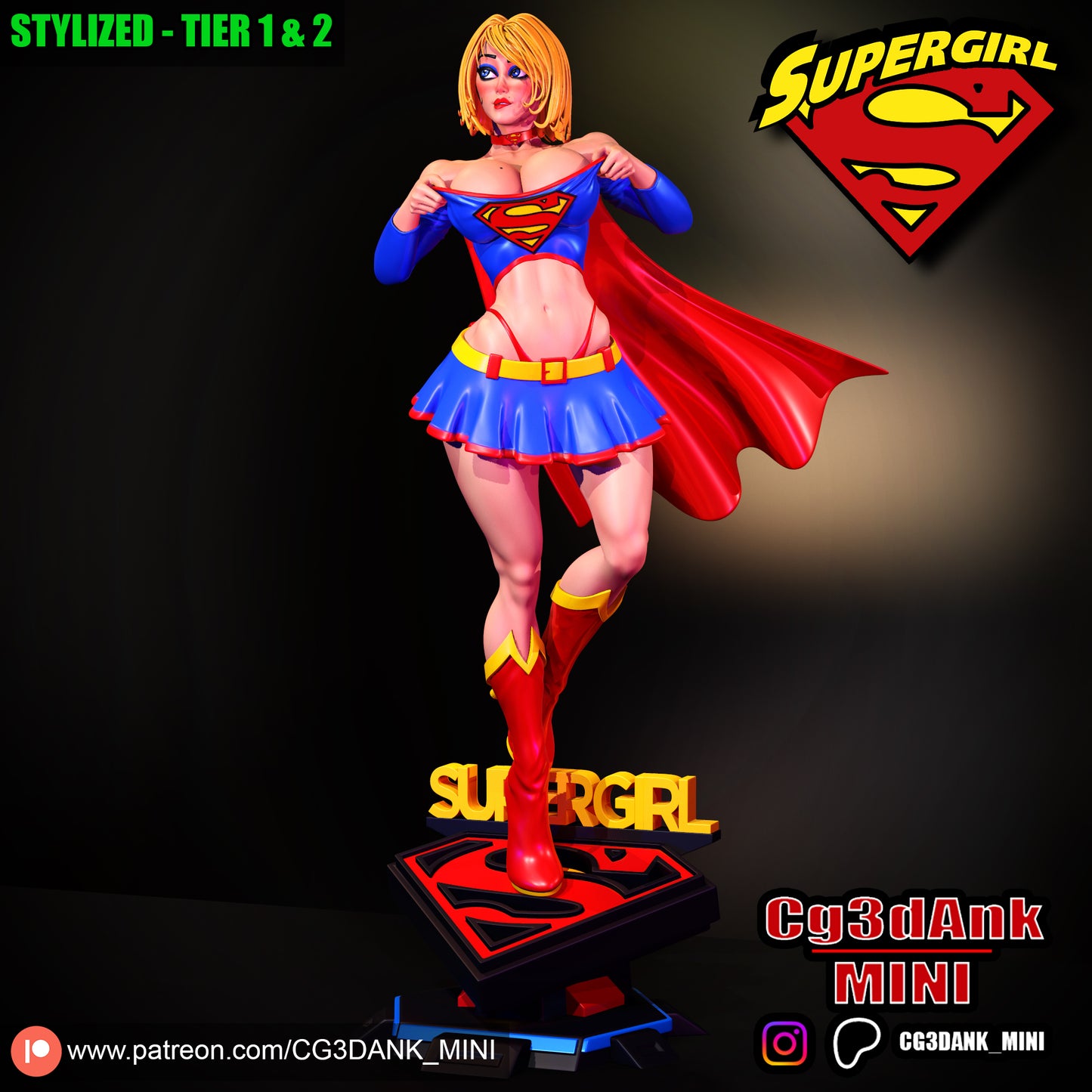 Supergirl Statue